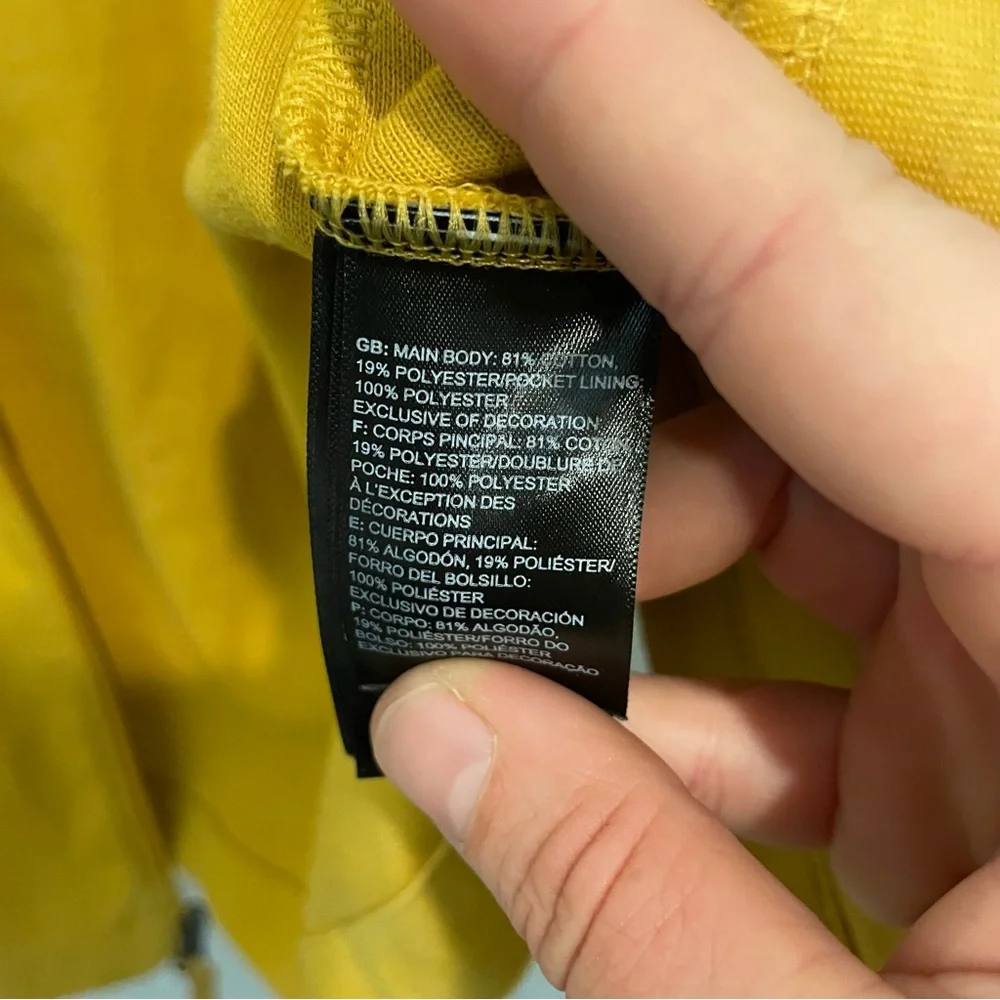 The North Face Mustard Yellow Zip Hoodie Jacket Women Small Outdoor - Picture 10 of 14